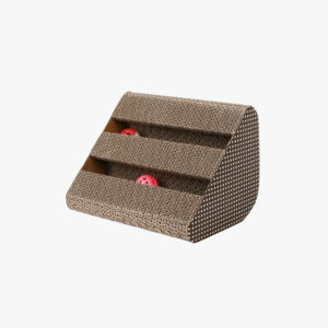 Arranhador para gatos com bolas de sino